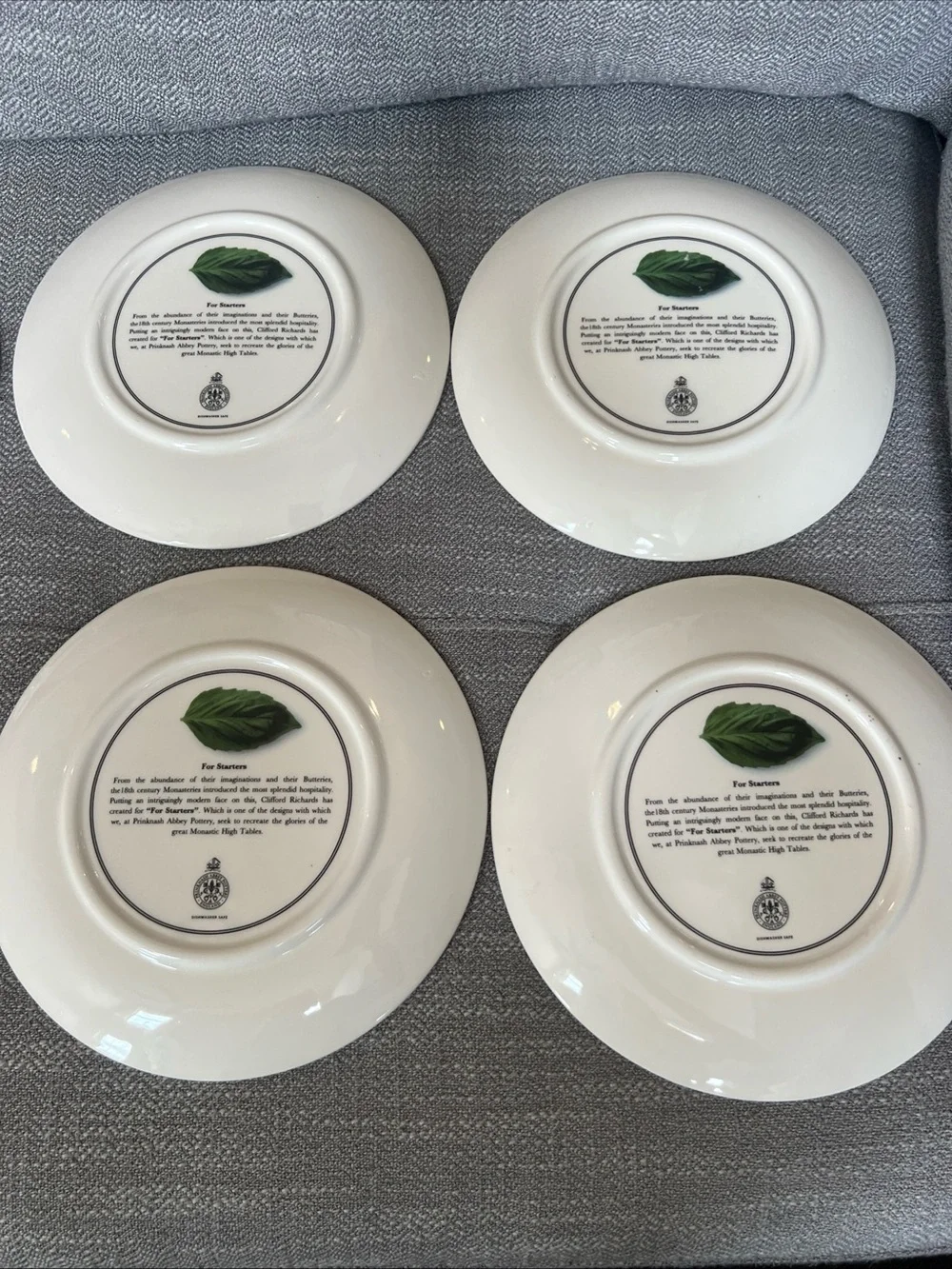 Prinknash Abbey Pottery. Set 6, 9